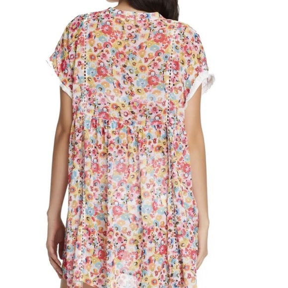 Bleu by Rod Beattie Flower Hour Printed Swim Cover-Up Dress - Picture 2 of 5